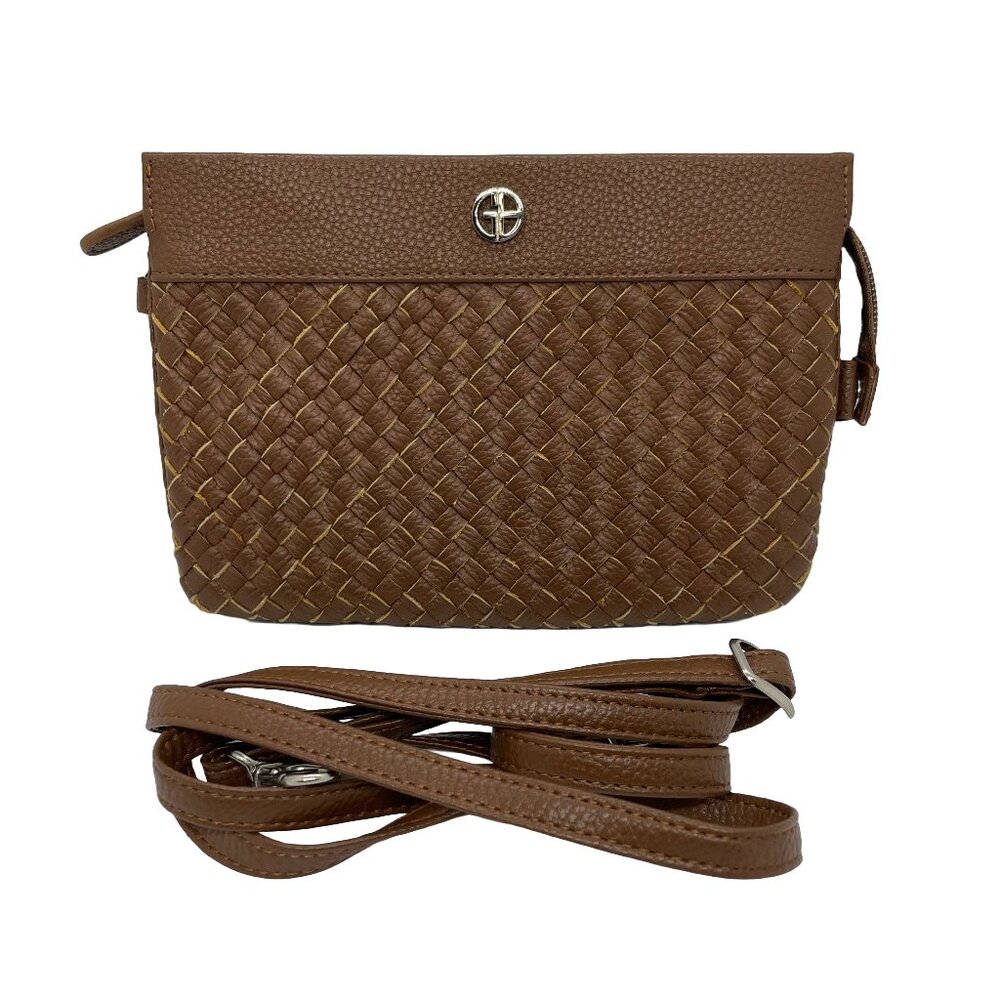 Brown Leather Crossbody | Giani Bernini